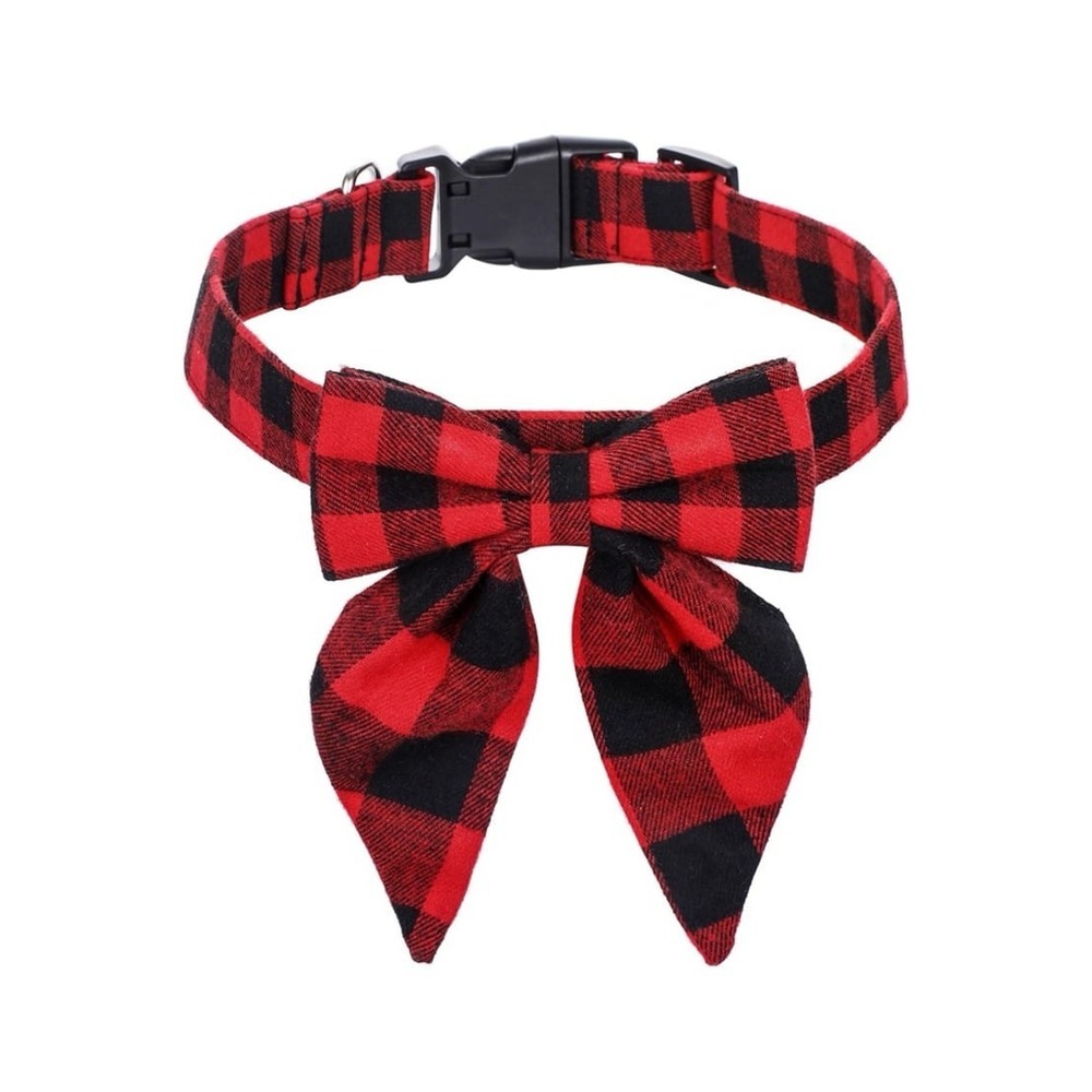 New Year Costume Plaids Collar Party Wear Breakaway Bowknot Collar Photoshoots P